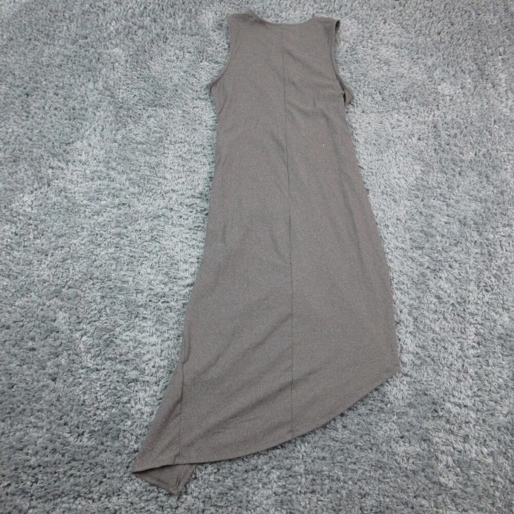 Heatherly Dress Womens Medium Gray Sonia Faux Wrap Asymmetrical Knit NWT - Picture 14 of 16